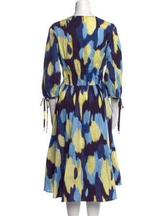 Altuzarra Printed Midi Length Dress