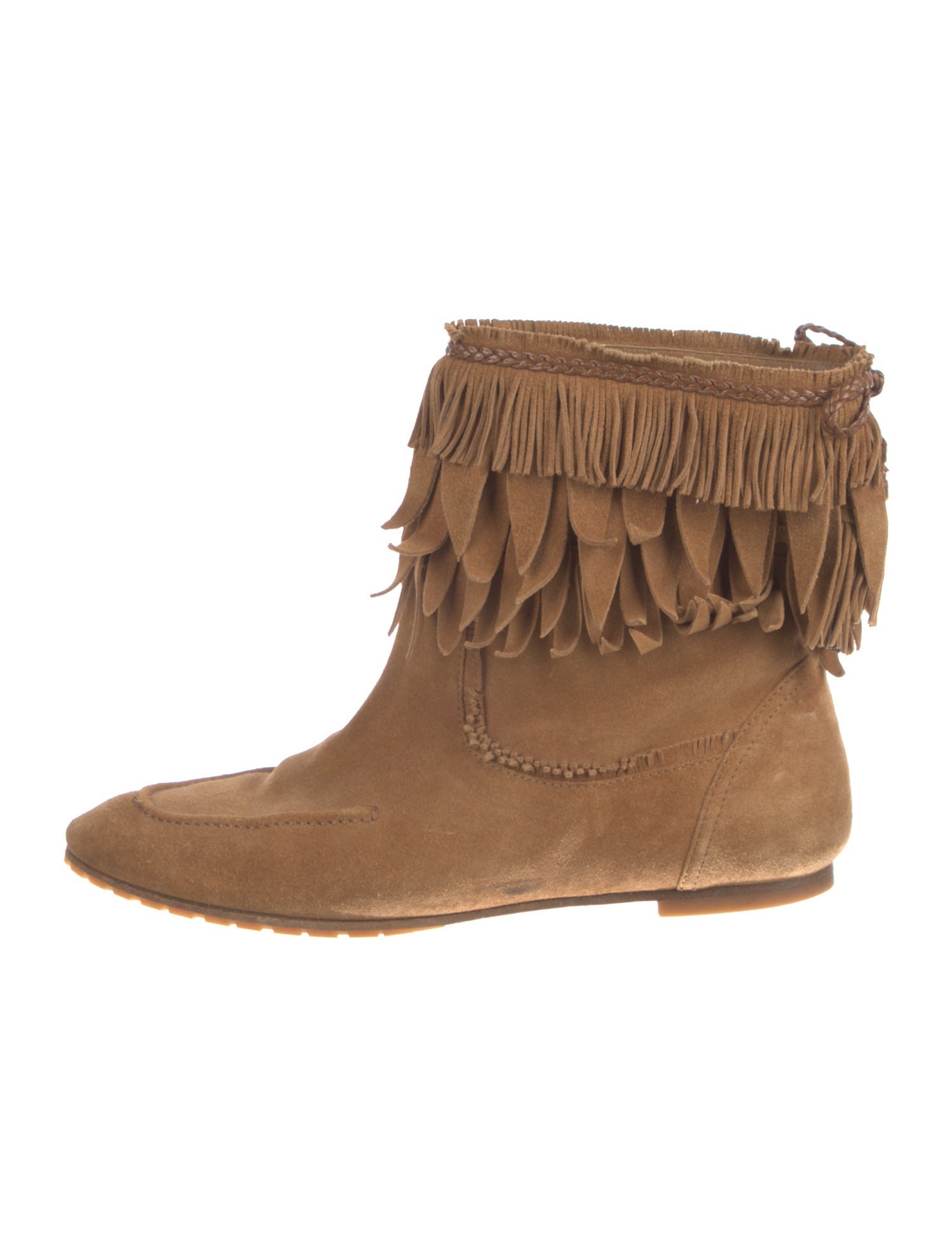 Altuzarra Suede Braided Accents Boots