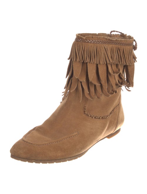 Altuzarra Suede Braided Accents Boots