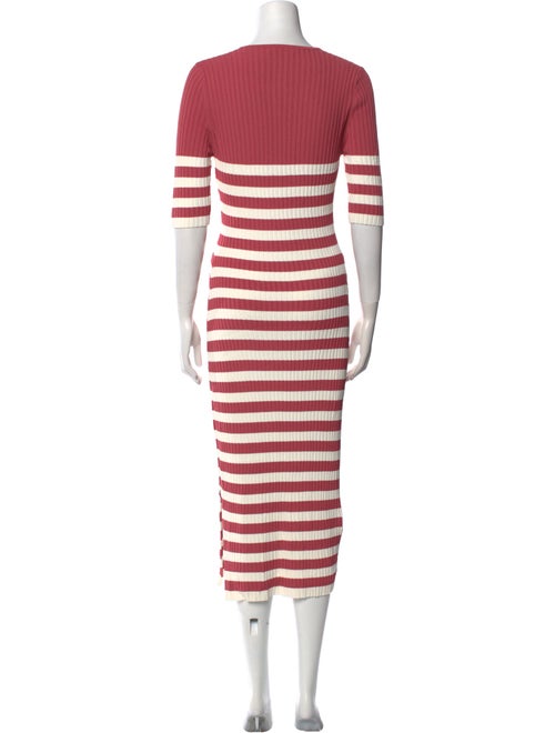 Altuzarra Striped Midi Length Dress