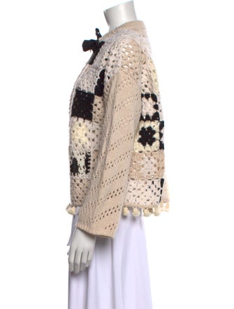 Altuzarra Wool Colorblock Pattern Sweater