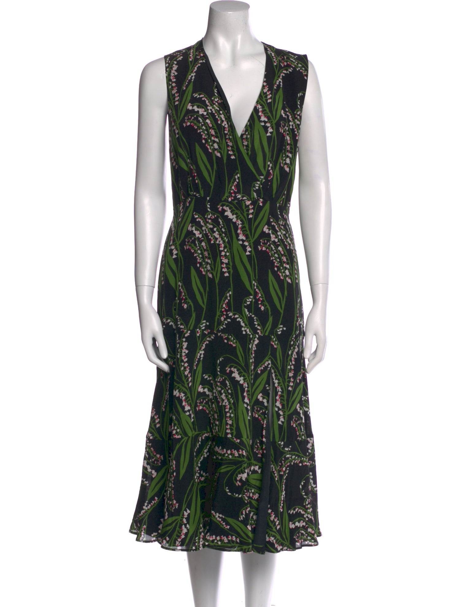 Altuzarra Silk Midi Length Dress