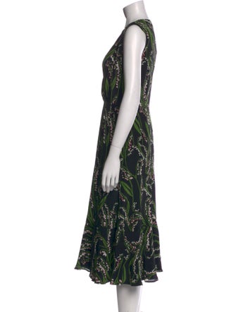 Altuzarra Silk Midi Length Dress