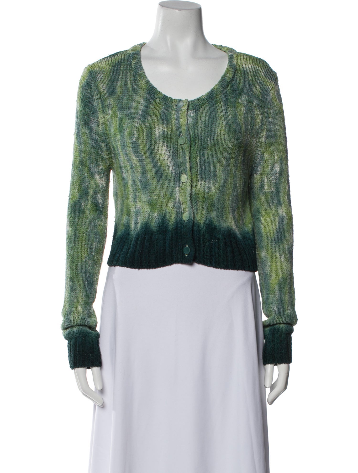 Altuzarra Silk Tie-Dye Print Sweater