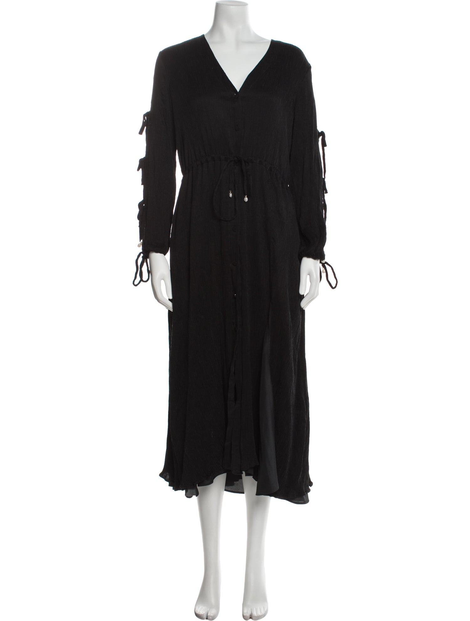 Altuzarra V-Neck Midi Length Dress