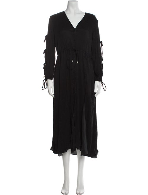 Altuzarra V-Neck Midi Length Dress