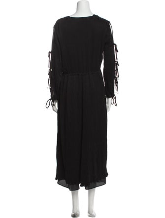 Altuzarra V-Neck Midi Length Dress