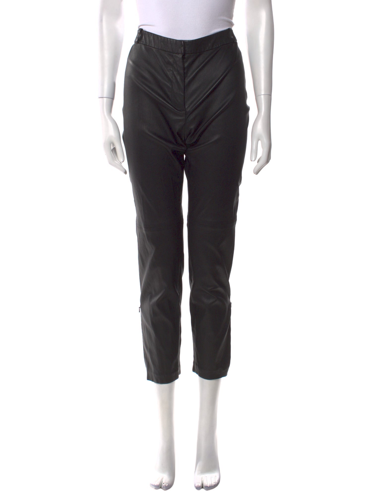 Altuzarra Leather Straight Leg Pants