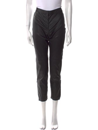 Altuzarra Leather Straight Leg Pants