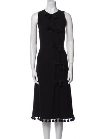 Altuzarra Crew Neck Midi Length Dress