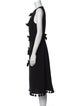 Altuzarra Crew Neck Midi Length Dress