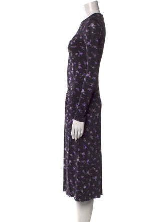 Altuzarra Floral Print Midi Length Dress