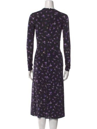 Altuzarra Floral Print Midi Length Dress