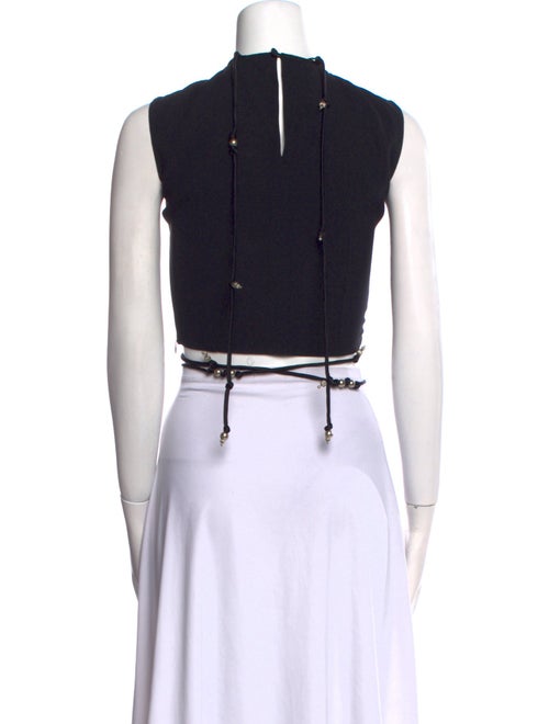 Altuzarra Silk Crew Neck Crop Top