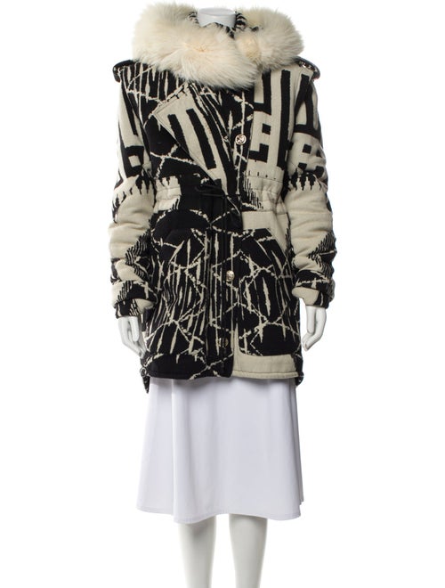 Altuzarra Printed Faux Fur Coat