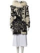 Altuzarra Printed Faux Fur Coat
