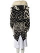 Altuzarra Printed Faux Fur Coat