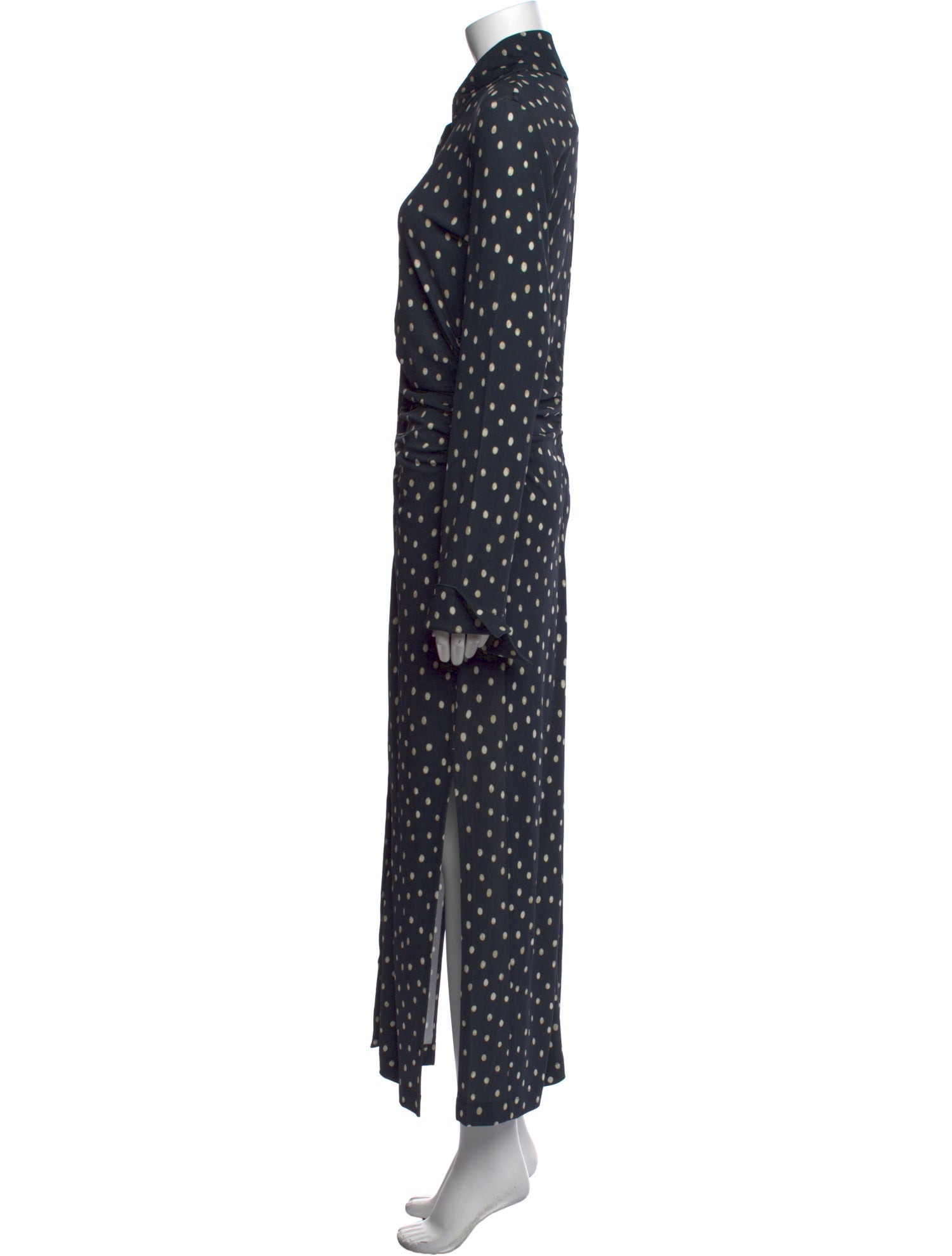 Altuzarra Polka Dot Print Long Dress