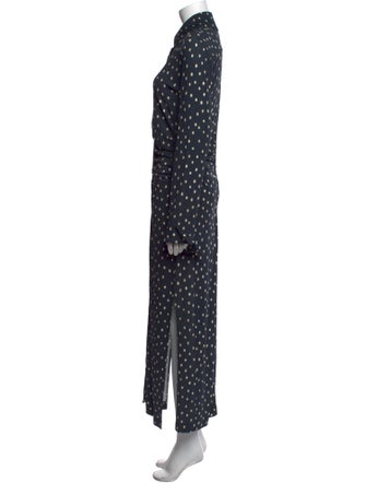 Altuzarra Polka Dot Print Long Dress