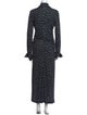 Altuzarra Polka Dot Print Long Dress
