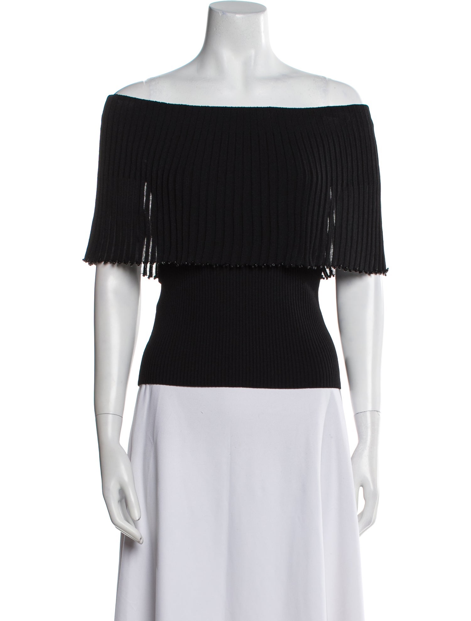 Altuzarra Off-The-Shoulder Short Sleeve Top