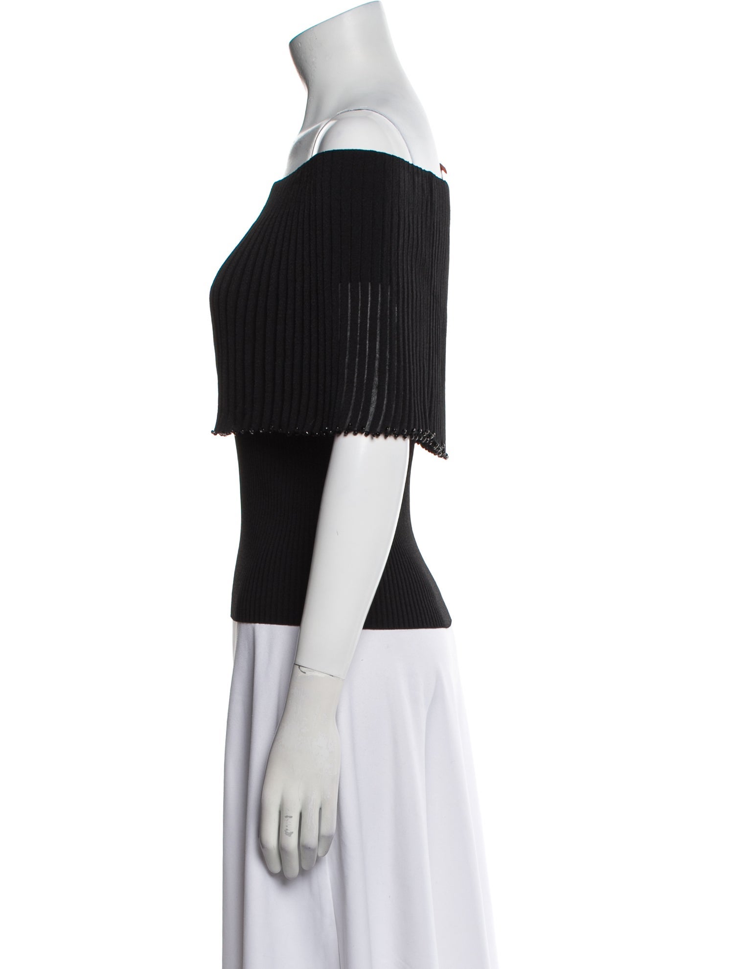 Altuzarra Off-The-Shoulder Short Sleeve Top