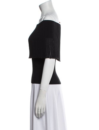 Altuzarra Off-The-Shoulder Short Sleeve Top