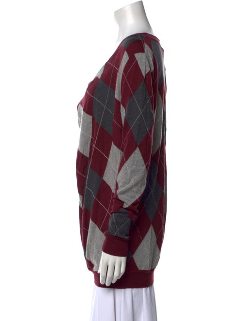 Altuzarra Printed Scoop Neck Sweater