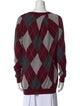 Altuzarra Printed Scoop Neck Sweater