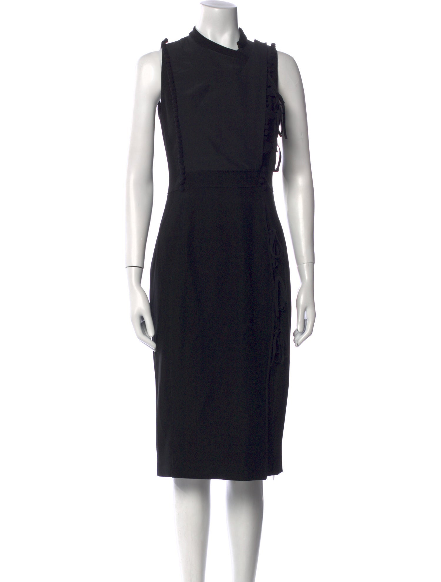 Altuzarra Mock Neck Midi Length Dress