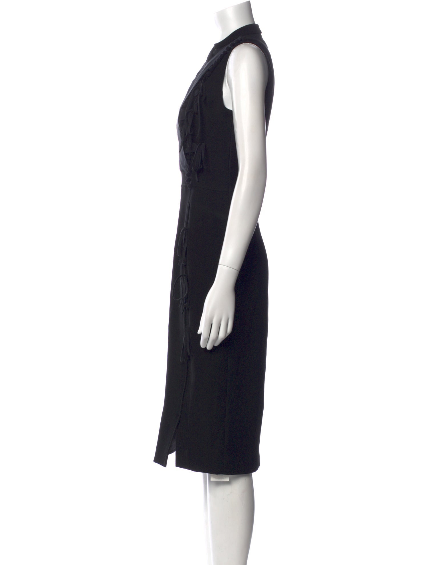 Altuzarra Mock Neck Midi Length Dress