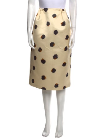 Altuzarra Polka Dot Print Knee-Length Skirt