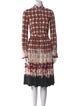 Altuzarra Plaid Print Midi Length Dress