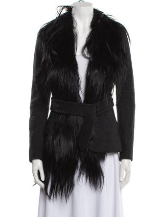 Altuzarra Virgin Wool Faux Fur Jacket