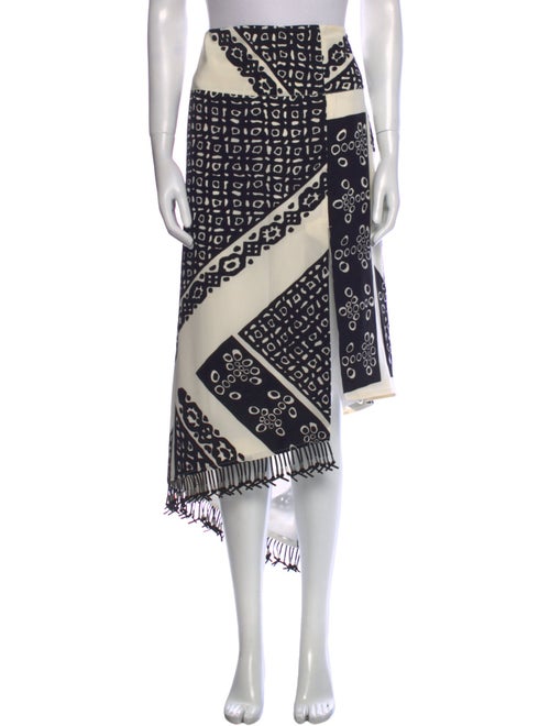 Altuzarra Silk Midi Length Skirt