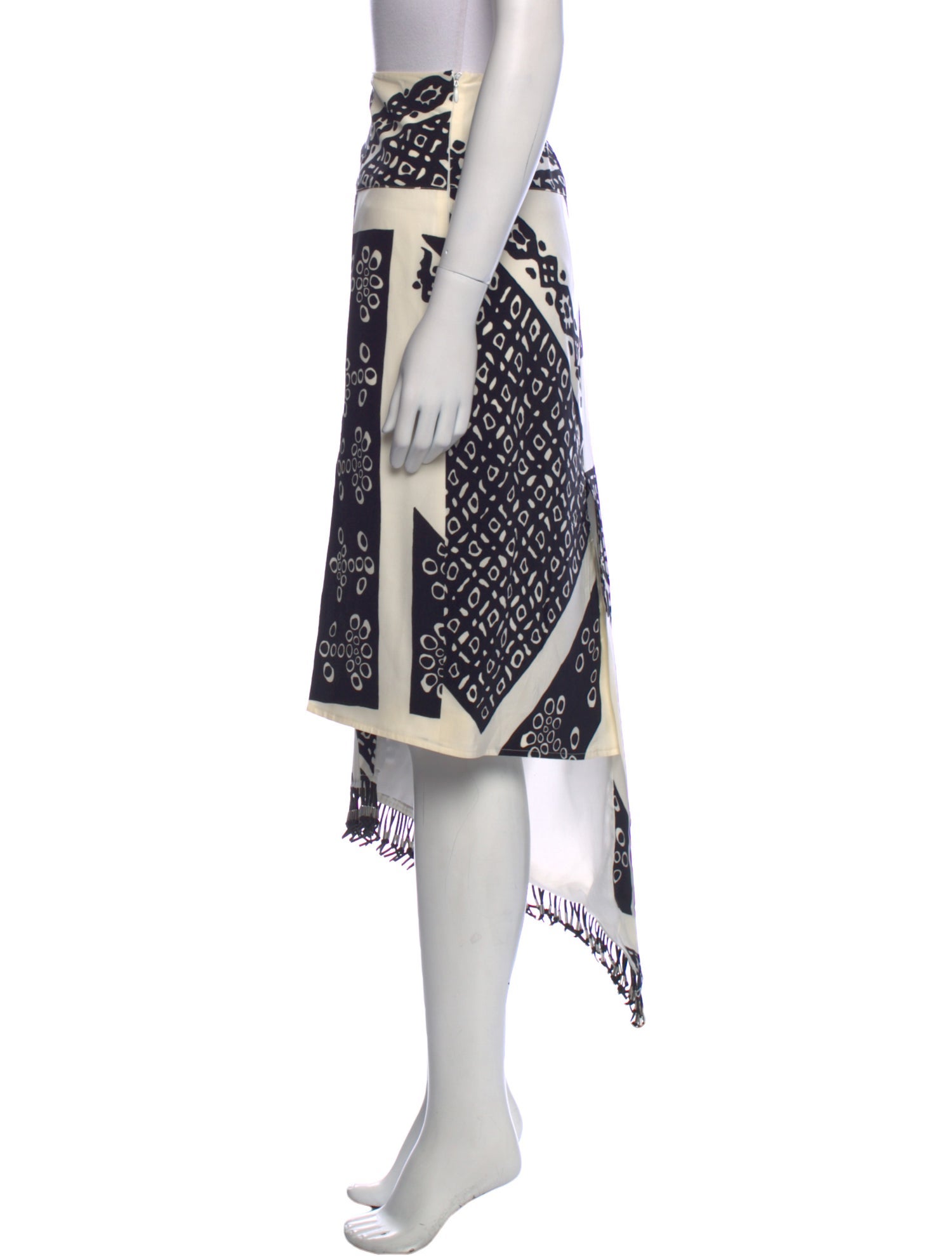 Altuzarra Silk Midi Length Skirt