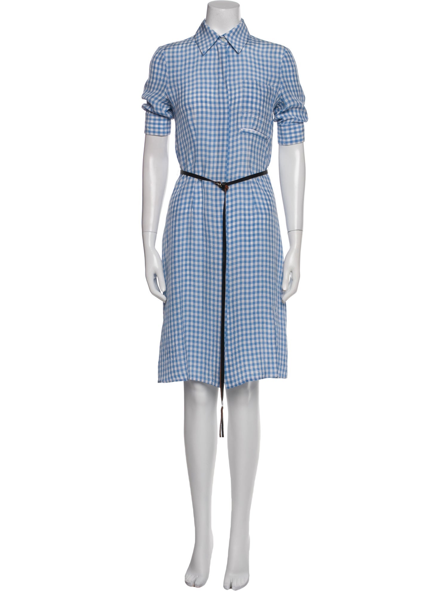 Altuzarra Plaid Print Knee-Length Dress