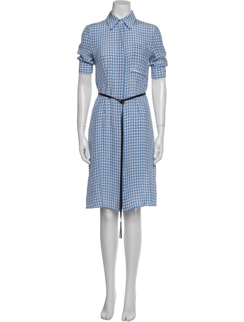 Altuzarra Plaid Print Knee-Length Dress