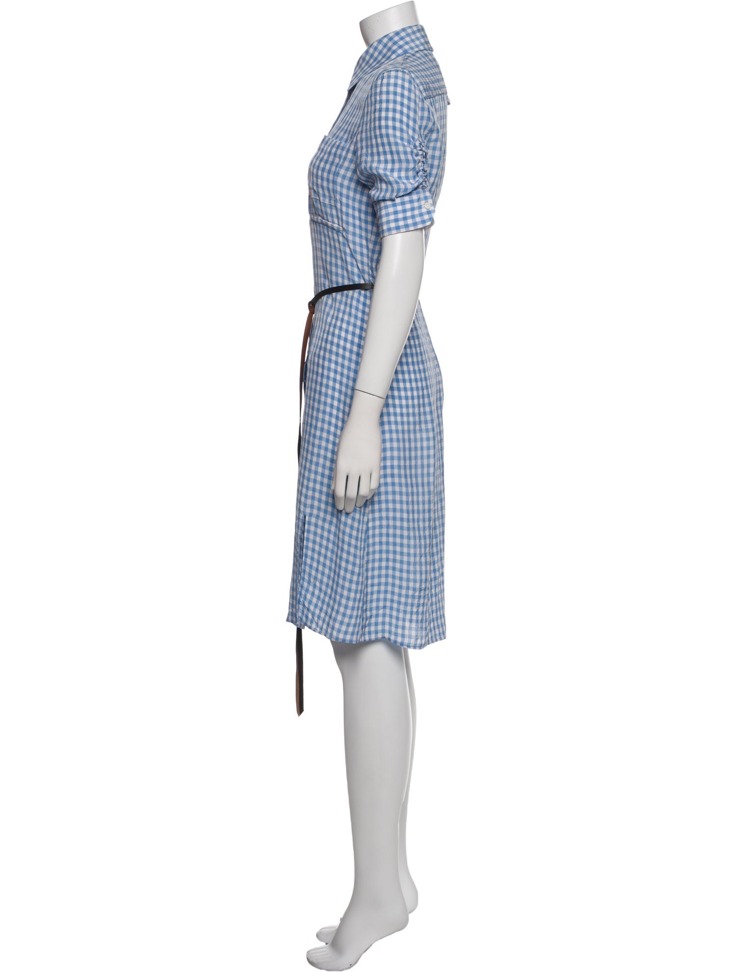 Altuzarra Plaid Print Knee-Length Dress