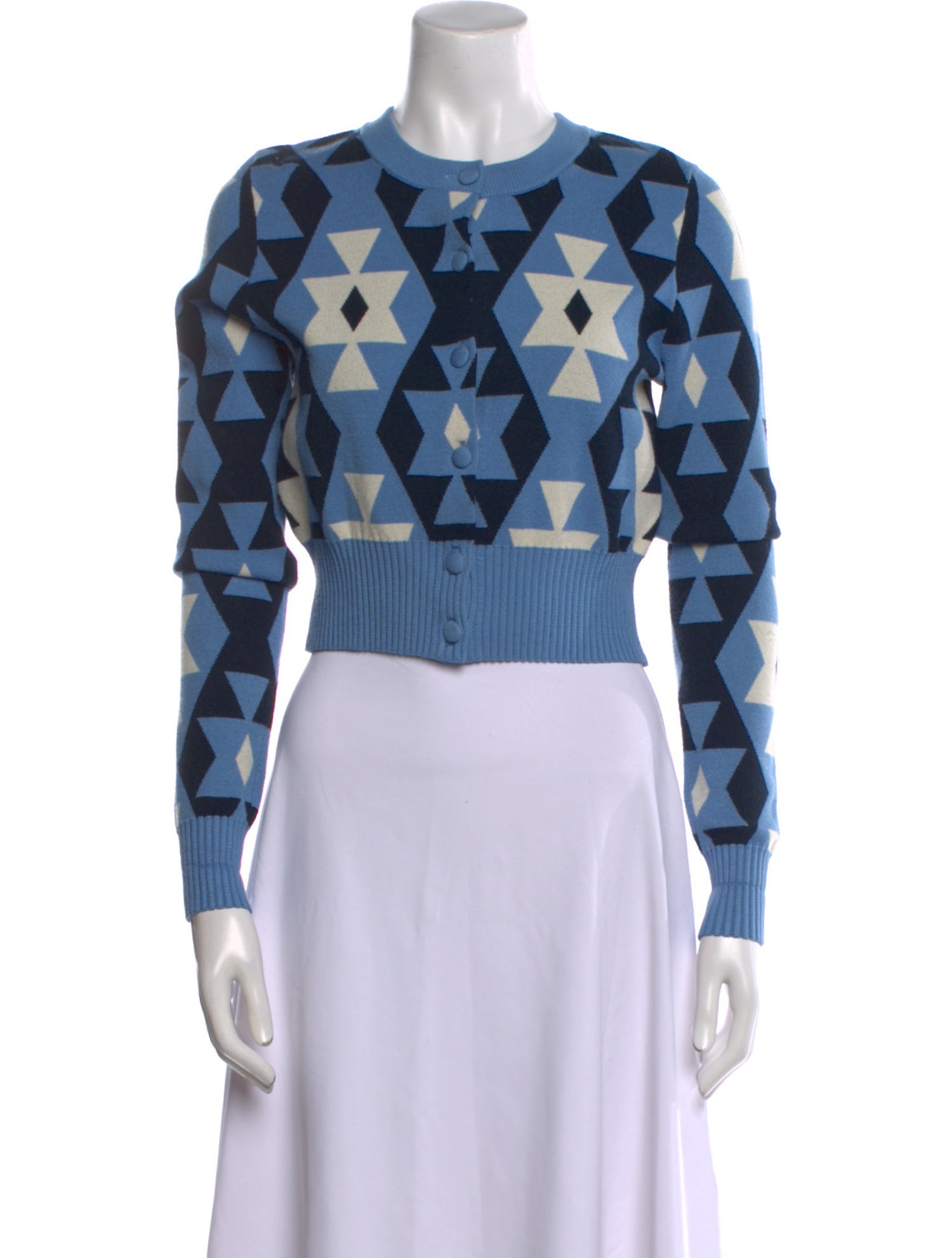 Altuzarra Printed Crew Neck Sweater