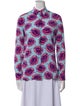Altuzarra Silk Printed Button-Up Top