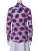 Altuzarra Silk Printed Button-Up Top