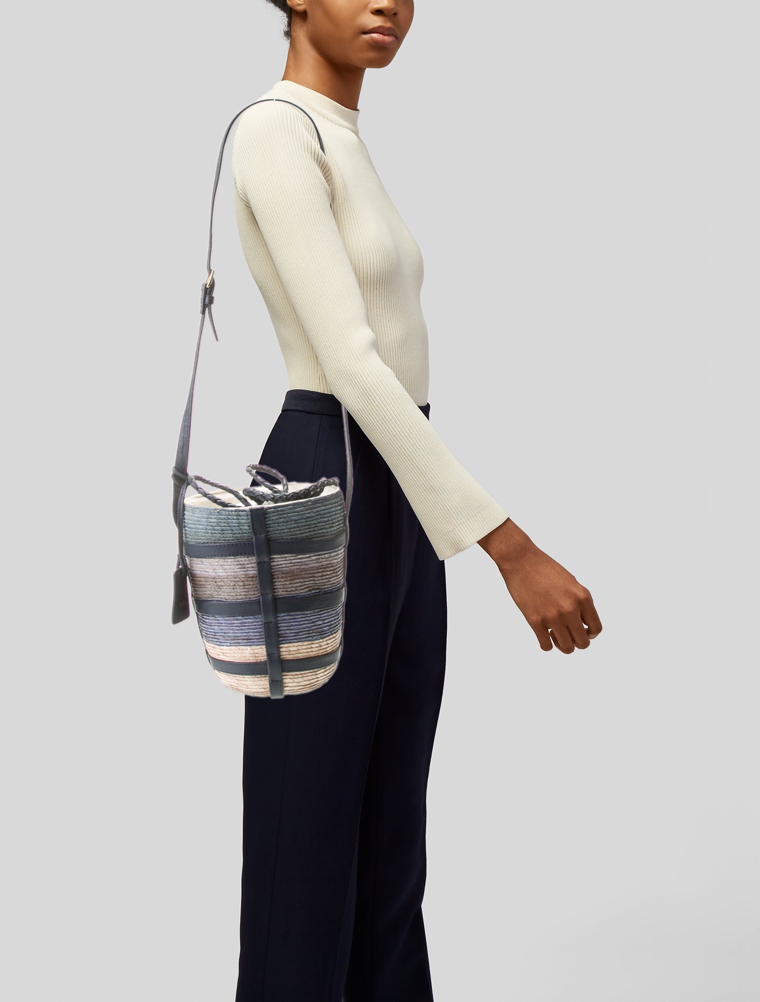 Altuzarra Raffia Shoulder Bag