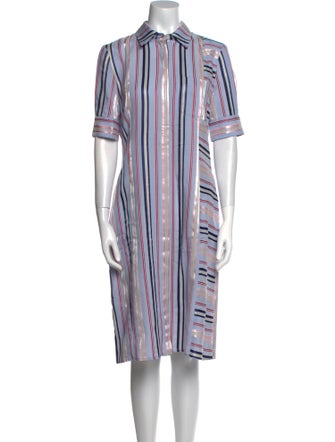 Altuzarra Striped Knee-Length Dress