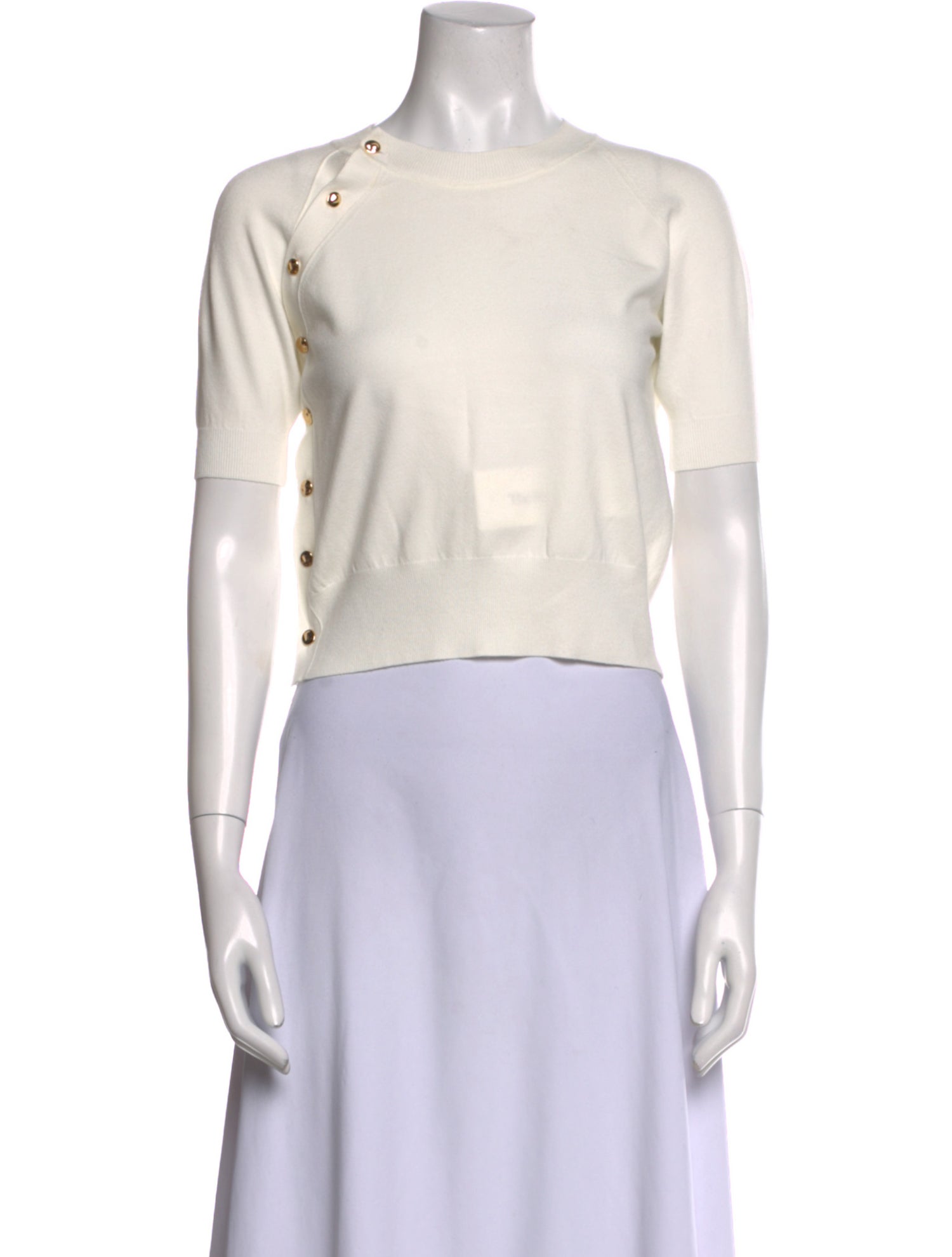 Altuzarra Vintage Crew Neck Crop Top