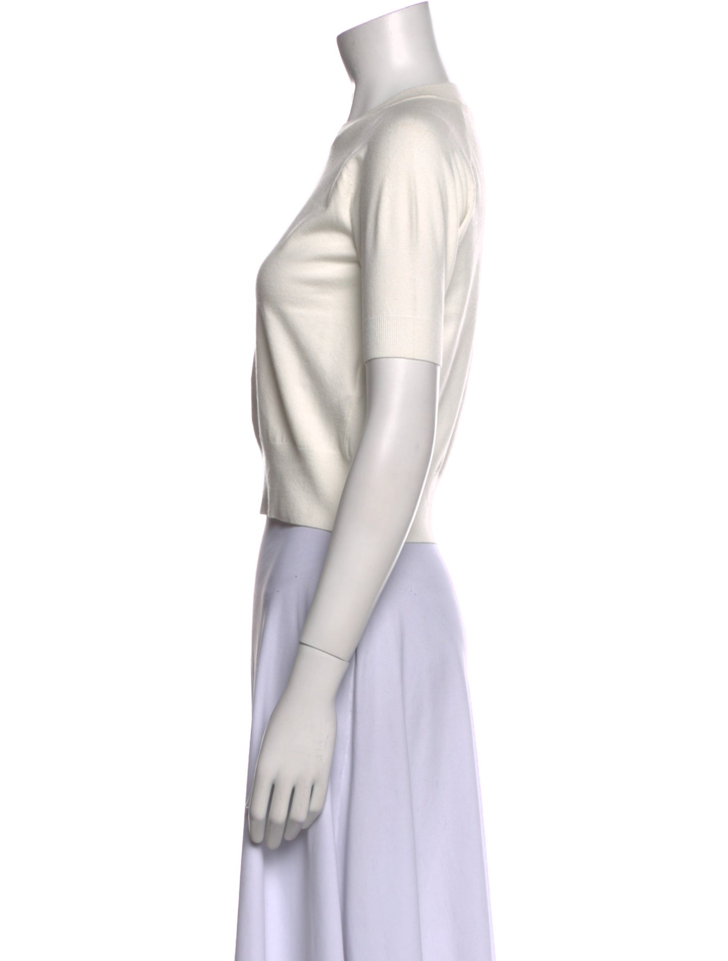 Altuzarra Vintage Crew Neck Crop Top