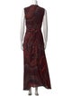 Altuzarra Printed Long Dress