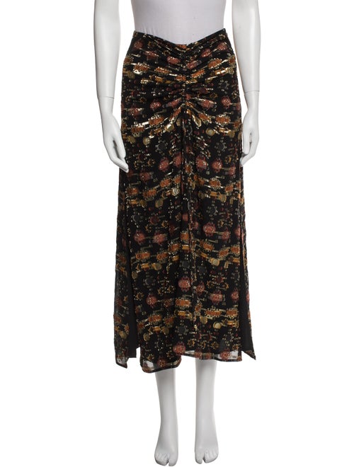 Altuzarra Silk Midi Length Skirt