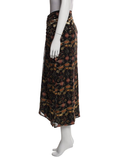 Altuzarra Silk Midi Length Skirt