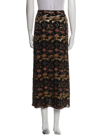 Altuzarra Silk Midi Length Skirt